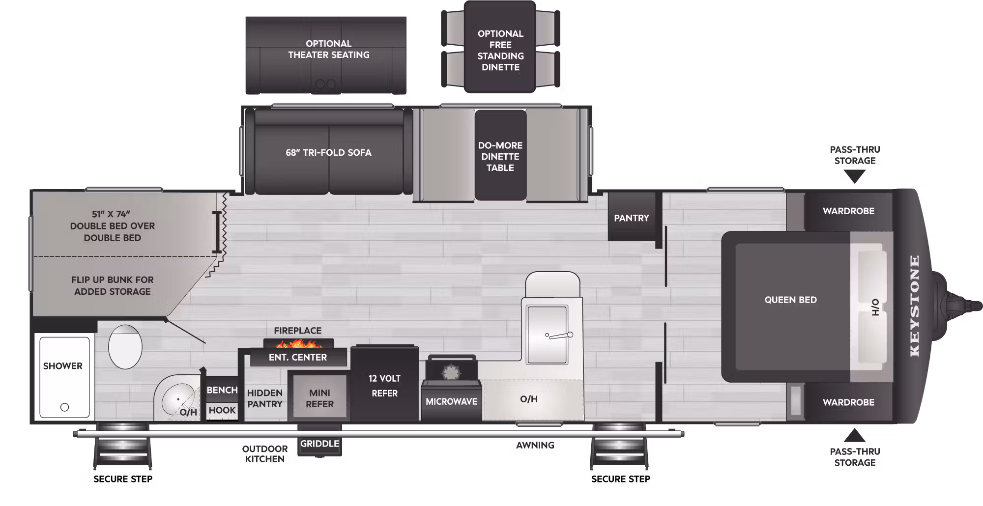 2026 BULLET 290BHS by KEYSTONE - Image 2