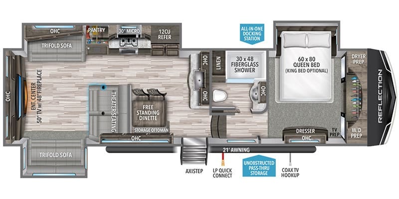 2021 REFLECTION 340RDS by GRAND DESIGN - Image 2