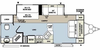 2011 FLAGSTAFF 25BHS by FOREST RIVER - Image 2