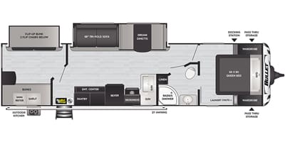 2022 BULLET 331BHS by KEYSTONE - Image 2