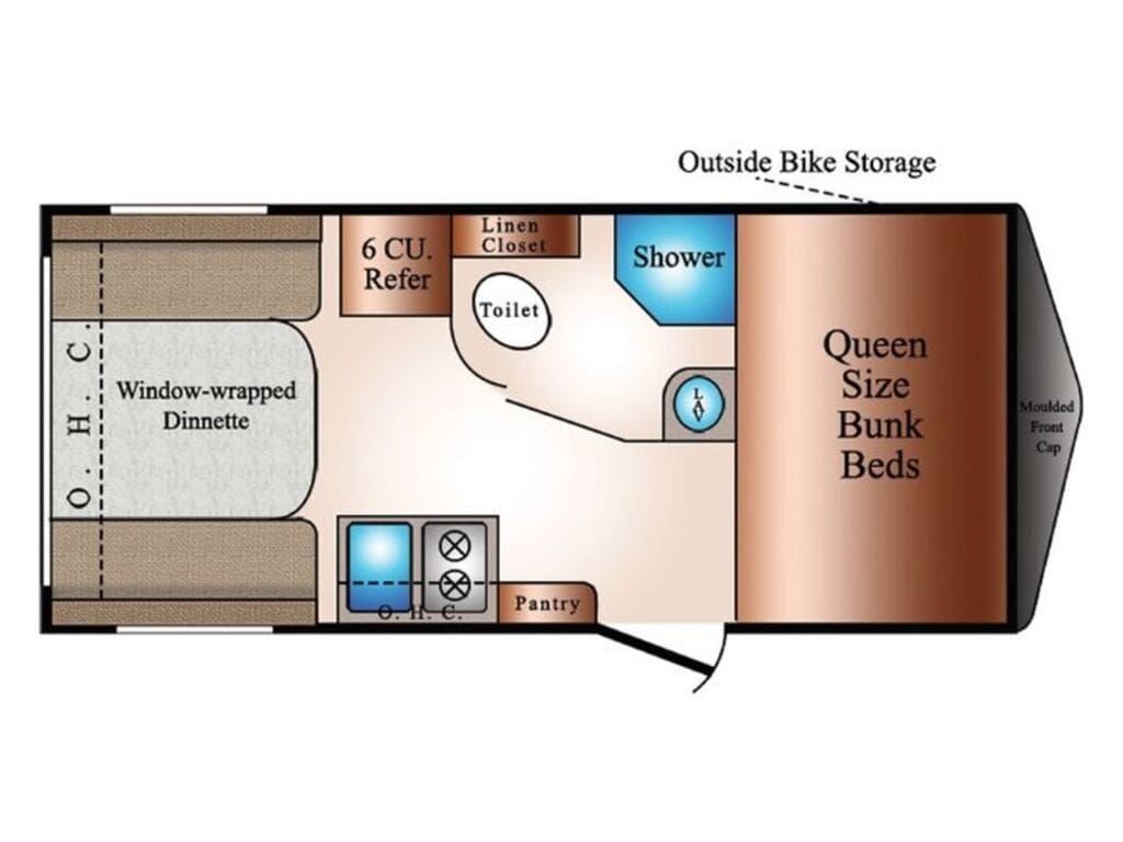 2017 EXPRESS E19QBH by TRAVEL LITE - Image 2