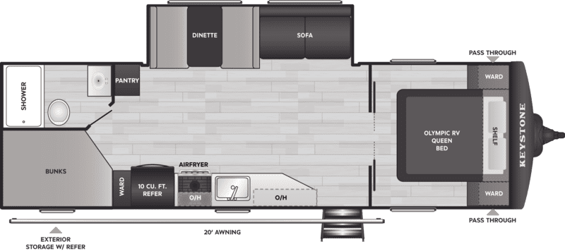 2026 HIDEOUT 262BHS by KEYSTONE - Image 2