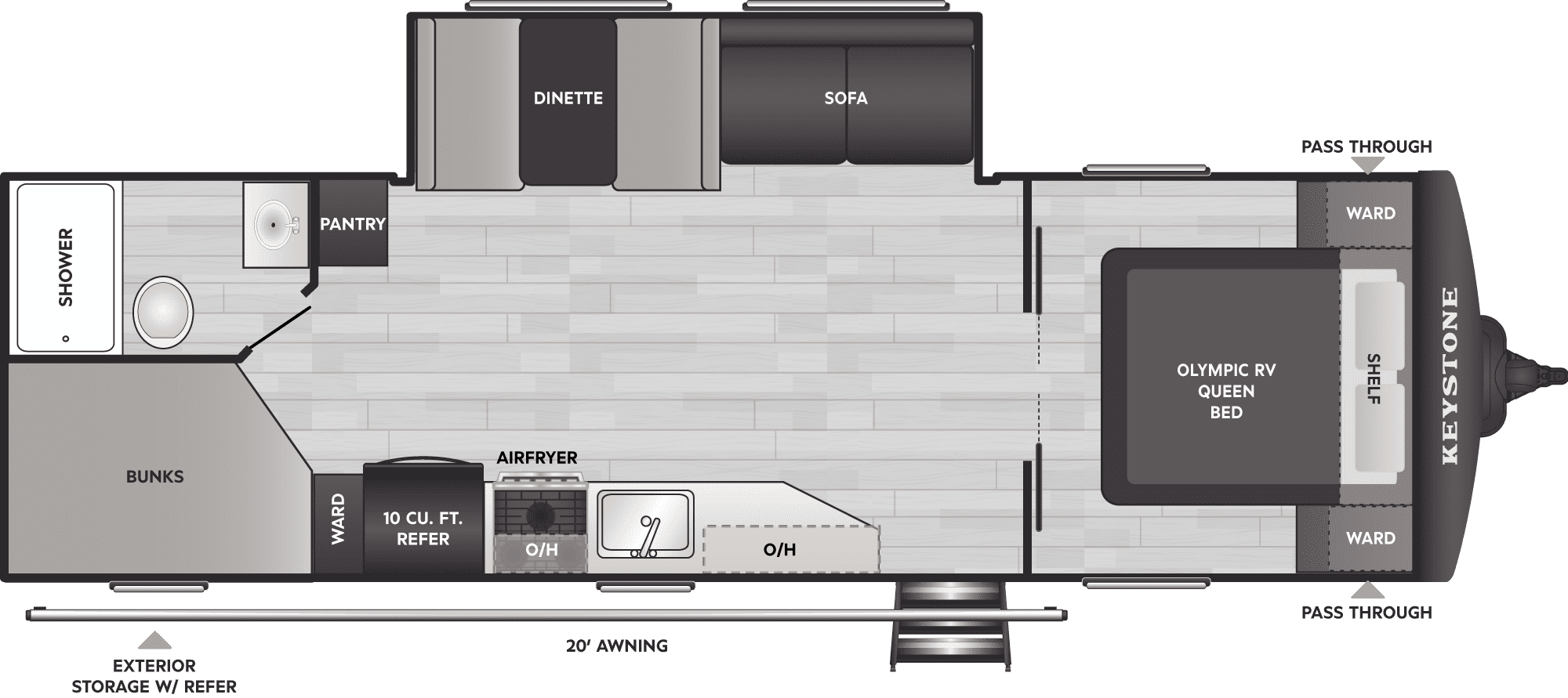 2026 HIDEOUT 262BHS by KEYSTONE - Image 2