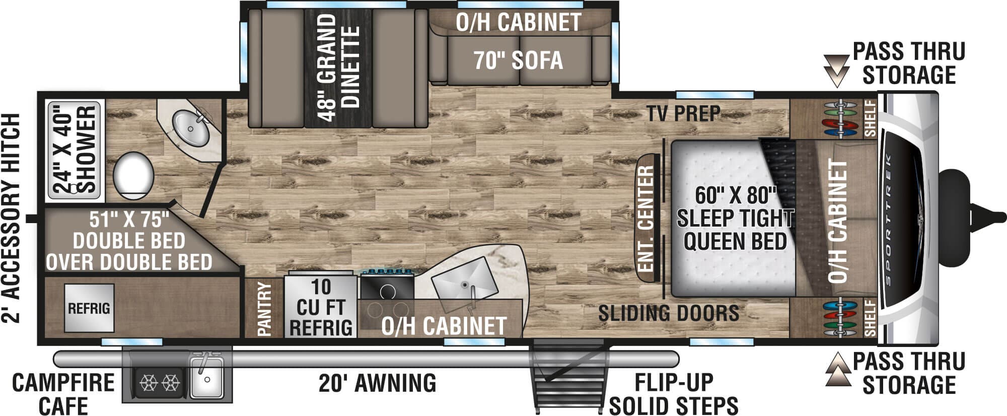 2021 SPORT TREK 270VBH by VENTURE RV